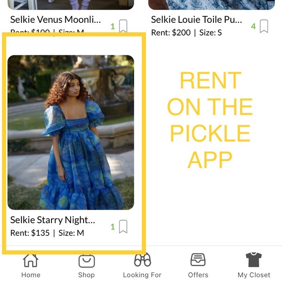 SELKIE Starry Night French Puff - Picture 3 of 13